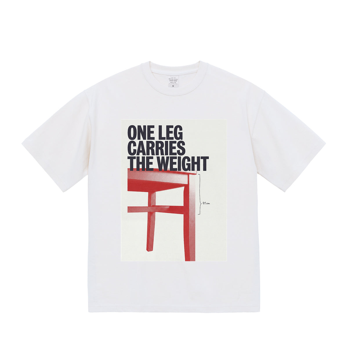 CHAIR — 9.1oz Graphic Tee white image