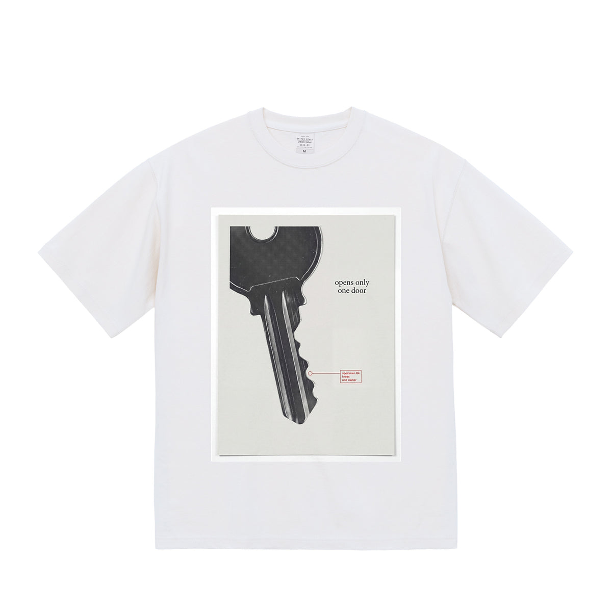 KEY — 9.1oz Graphic Tee white image