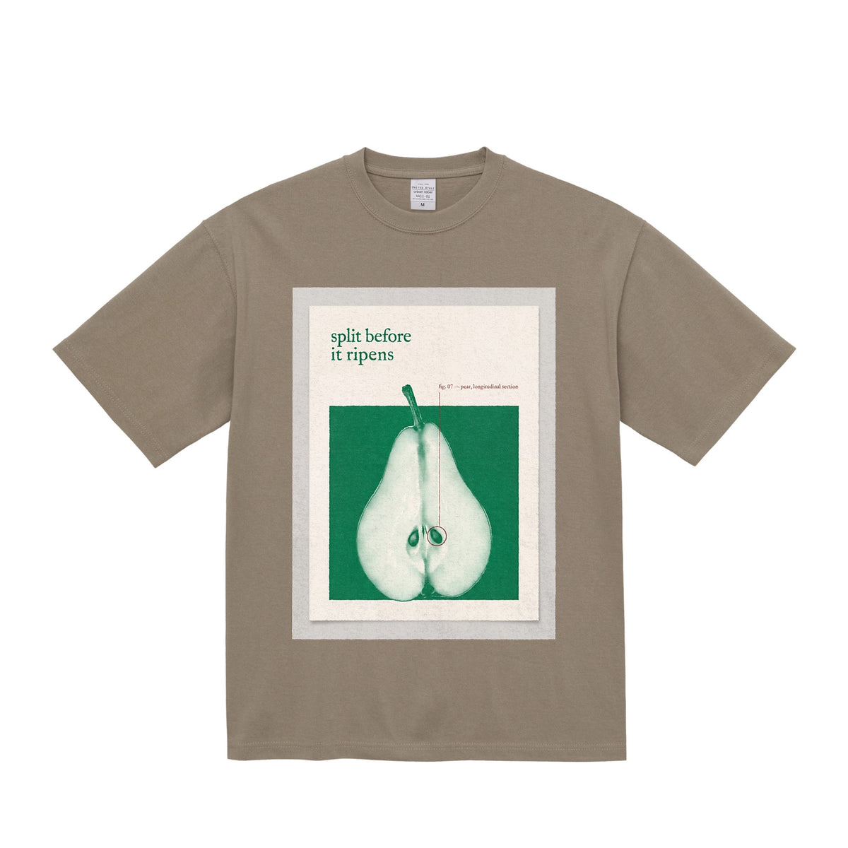 PEAR — 9.1oz Graphic Tee acid-khaki image