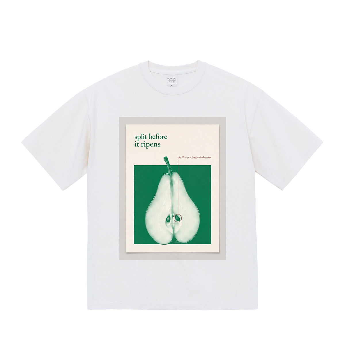 PEAR — 9.1oz Graphic Tee white image