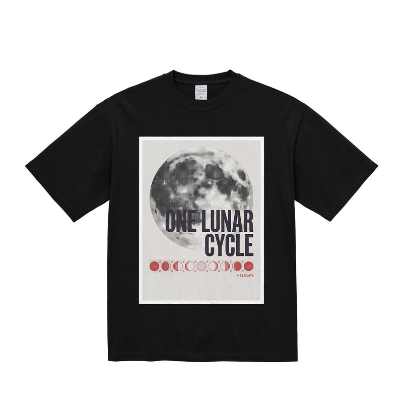 MOON / EDITORIAL — 9.1oz Graphic Tee 前面プリントの完成イメージ