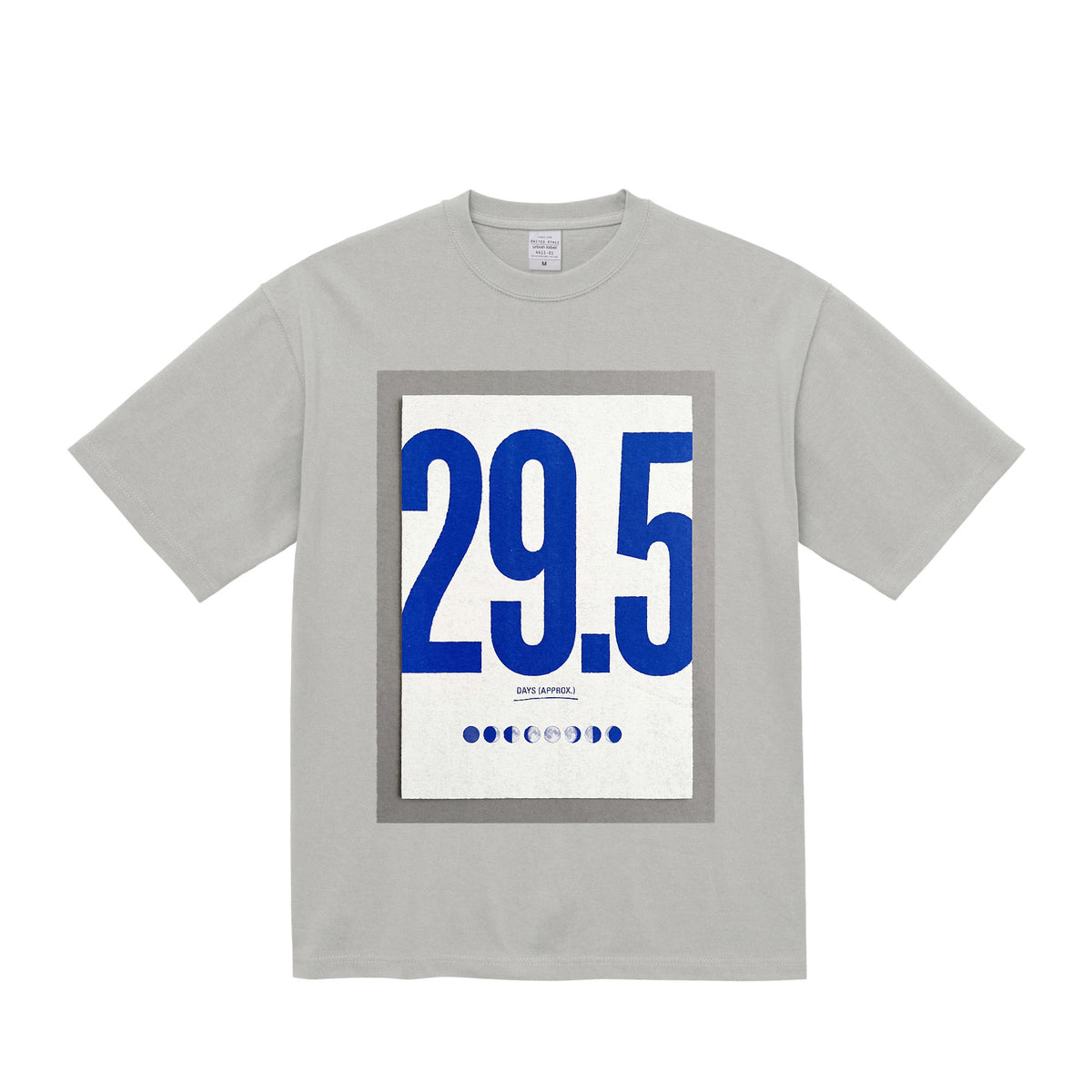 MOON / TYPOGRAPHIC — 9.1oz Graphic Tee frost-gray image