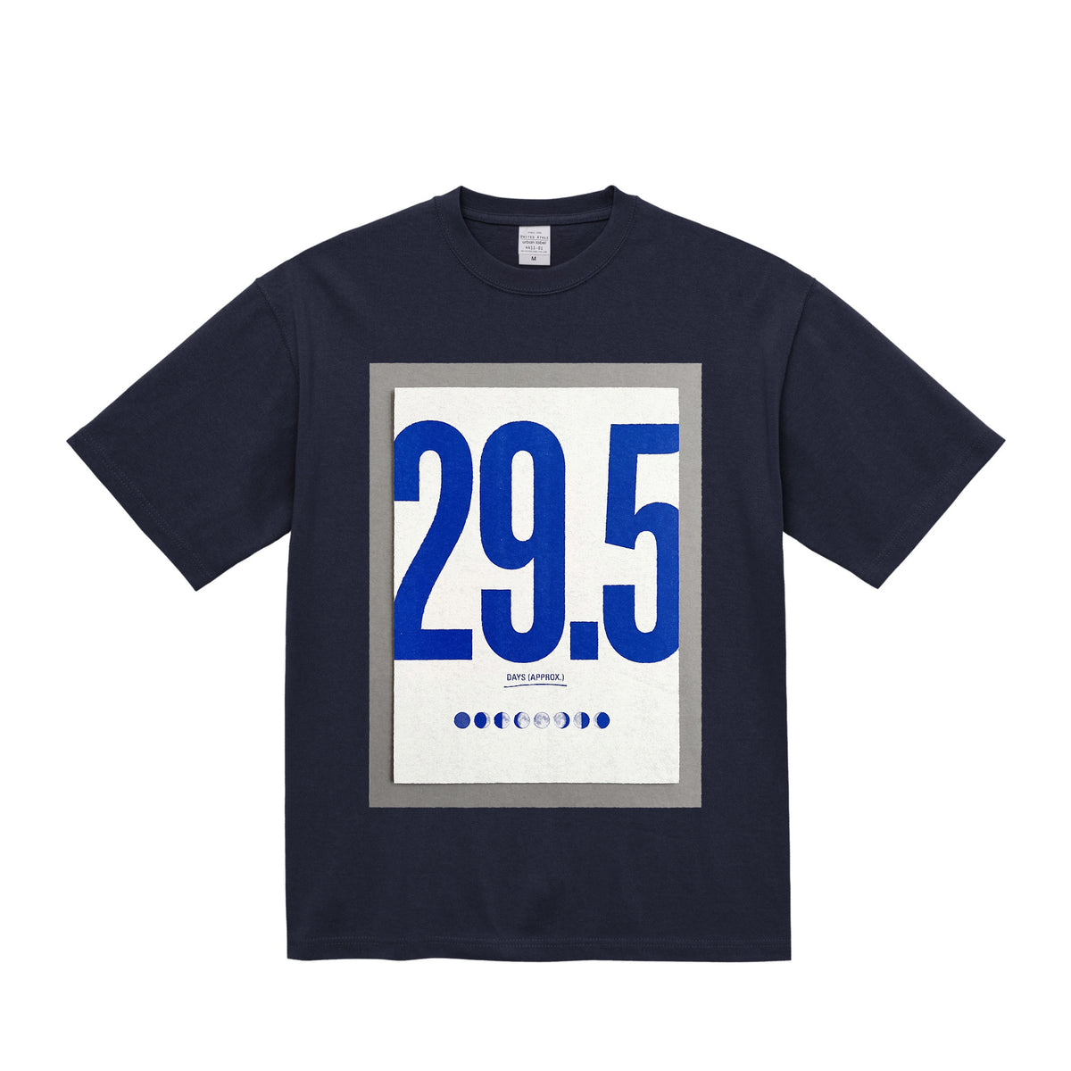 MOON / TYPOGRAPHIC — 9.1oz Graphic Tee navy image