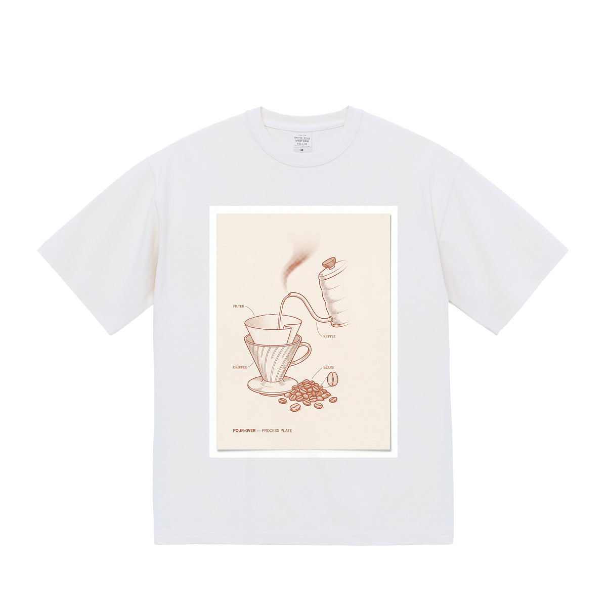 COFFEE / ARCHIVAL — 9.1oz Graphic Tee white image
