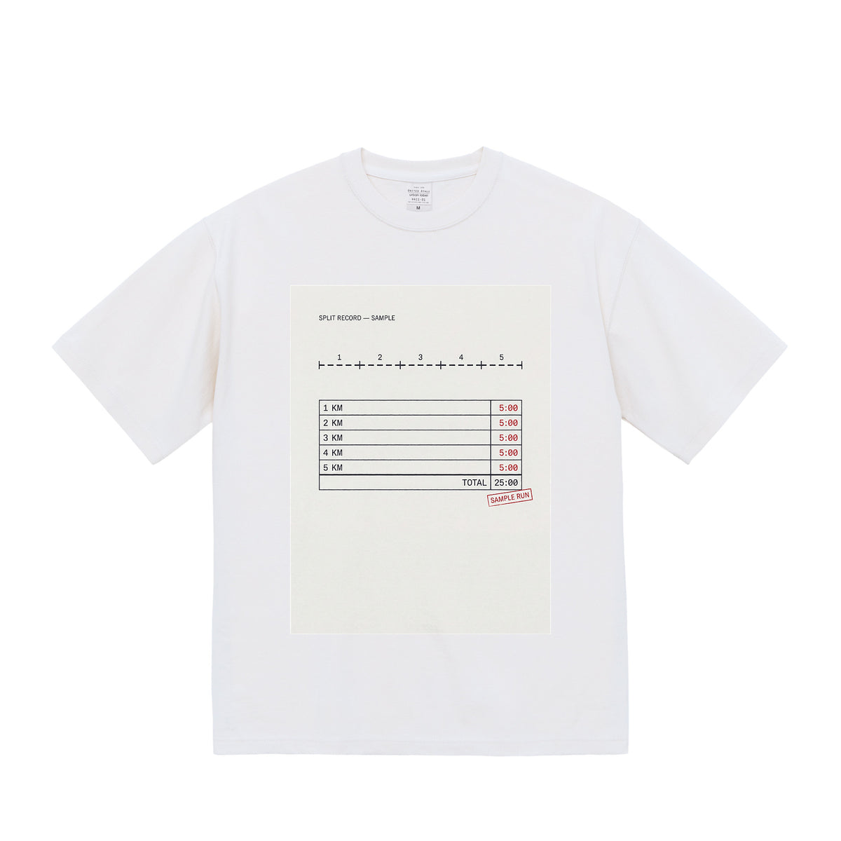 5K / ARCHIVAL — 9.1oz Graphic Tee white image