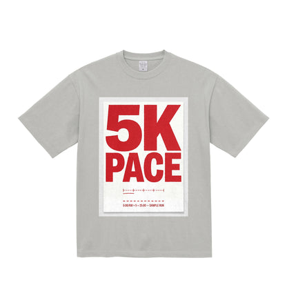 5K / TYPOGRAPHIC — 9.1oz Graphic Tee frost-gray image
