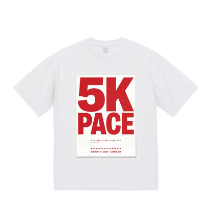 5K / TYPOGRAPHIC — 9.1oz Graphic Tee white image