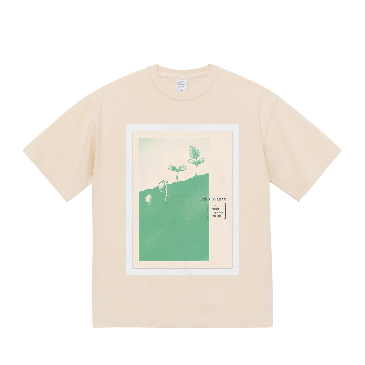 GROW / EDITORIAL — 9.1oz Graphic Tee vintage-natural image