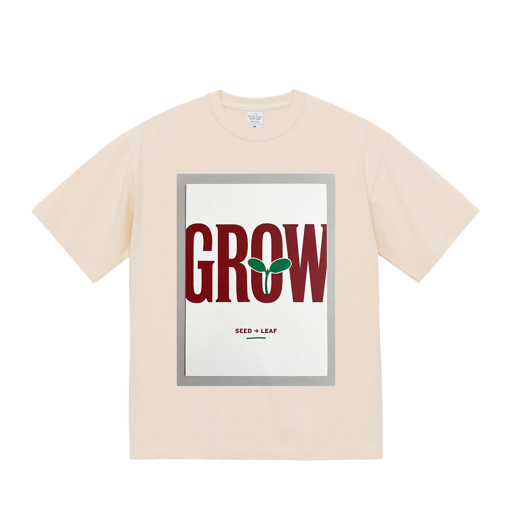 GROW / TYPOGRAPHIC — 9.1oz Graphic Tee