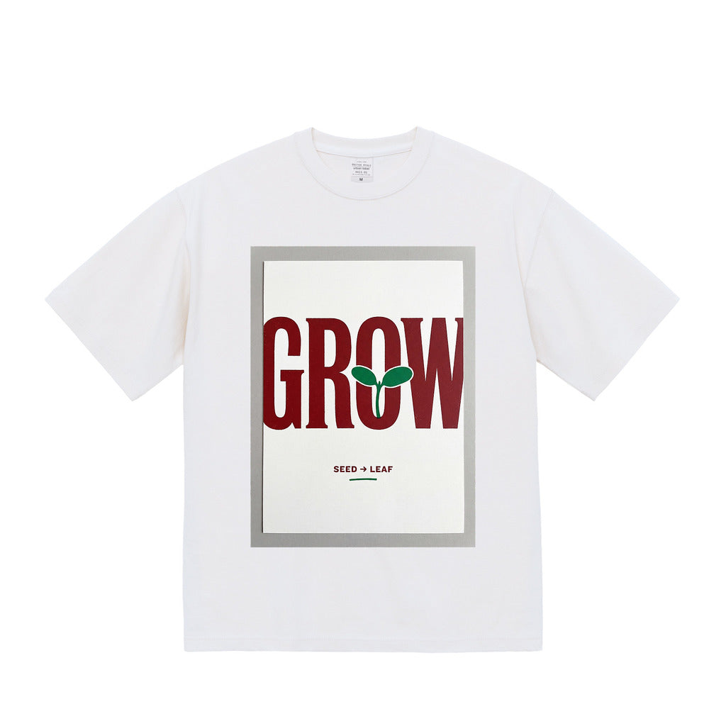 GROW / TYPOGRAPHIC — 9.1oz Graphic Tee